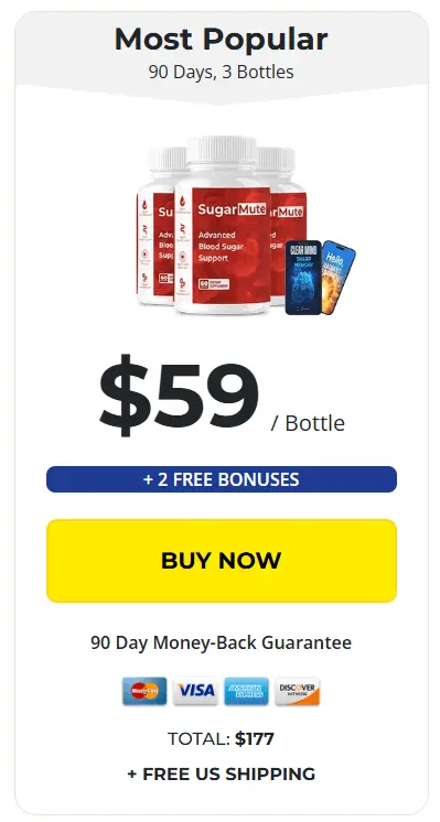 sugarmute three bottle price